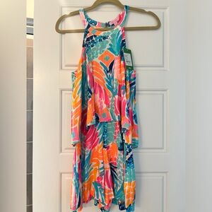 Lilly Pulitzer Edona Romper in Goombay Smashed